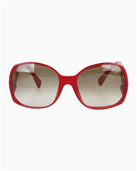 Óculos de Sol para homens Louis Vuitton Vermelho.